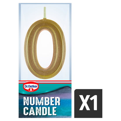 Dr. Oetker Number 0 Candle — image 1