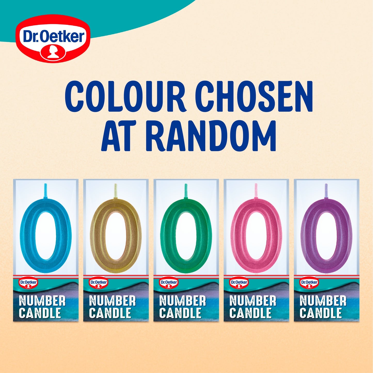 Dr. Oetker Number 0 Candle — image 2