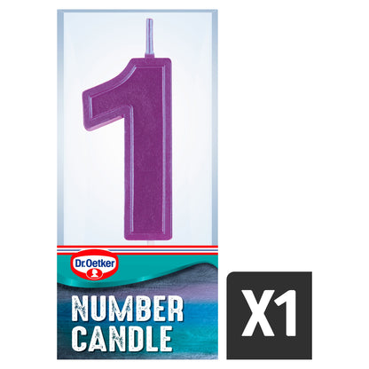 Dr. Oetker Number 1 Candle — image 1