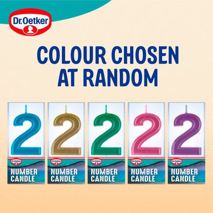 Dr. Oetker Number 2 Candle — image 2