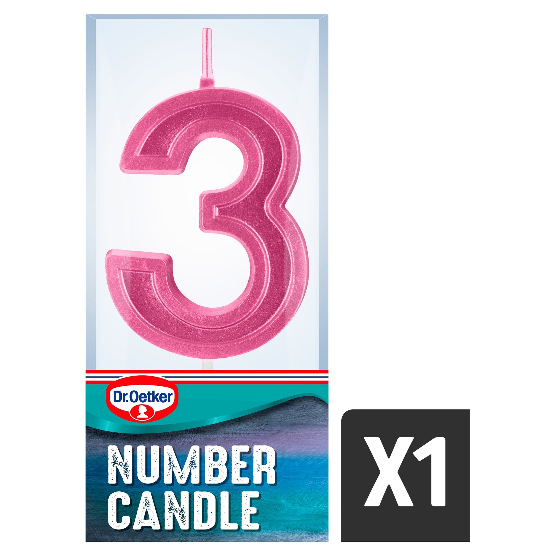 Dr. Oetker Number 3 Candle — image 1