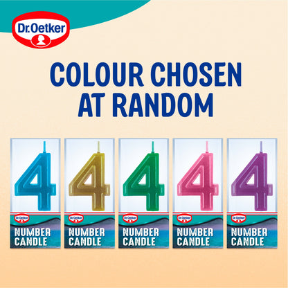 Dr. Oetker Number 4 Candle — image 2