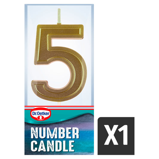 Dr. Oetker Number 5 Candle — image 1