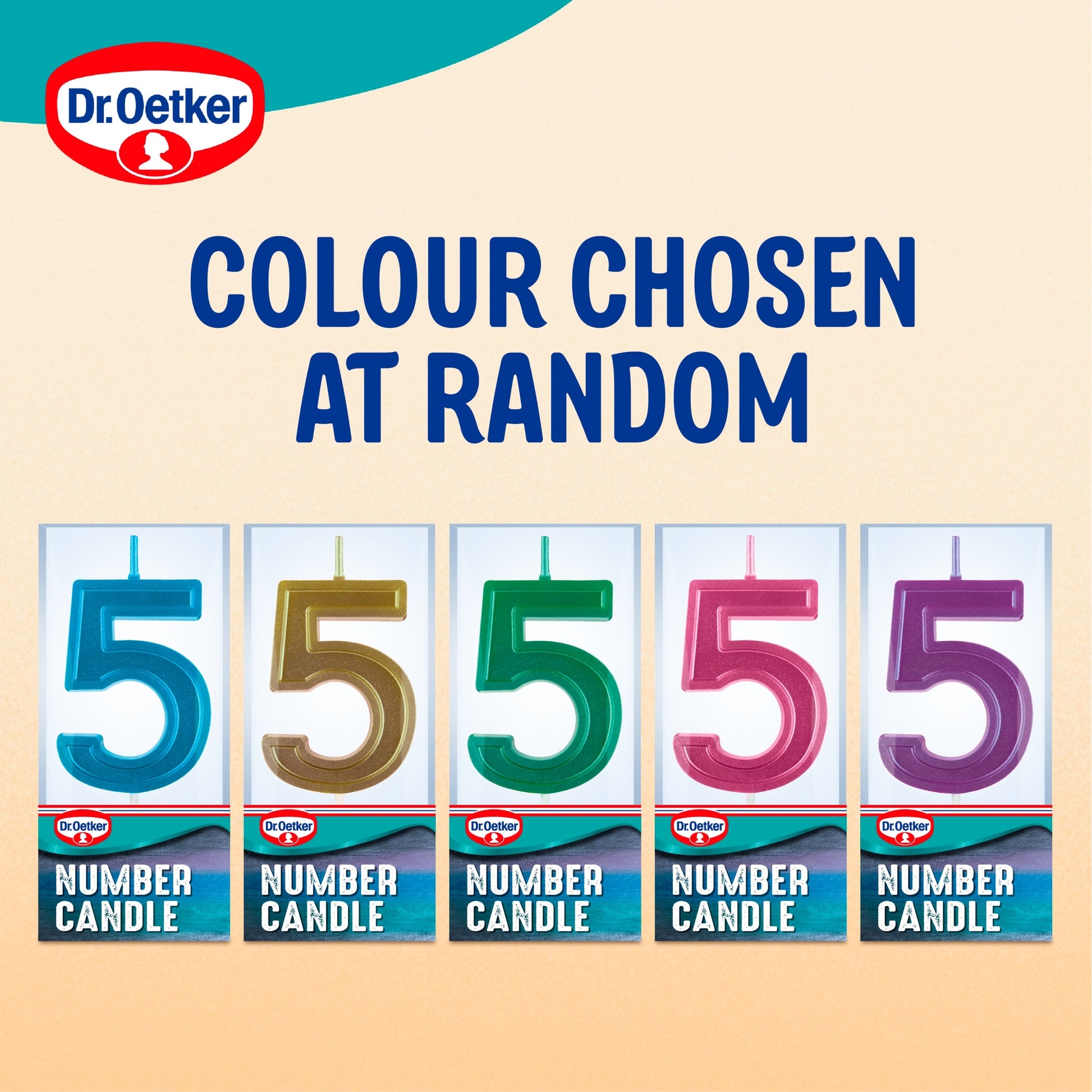 Dr. Oetker Number 5 Candle — image 2