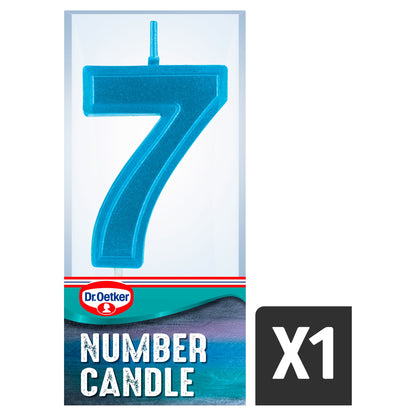Dr. Oetker Number 7 Candle — image 1