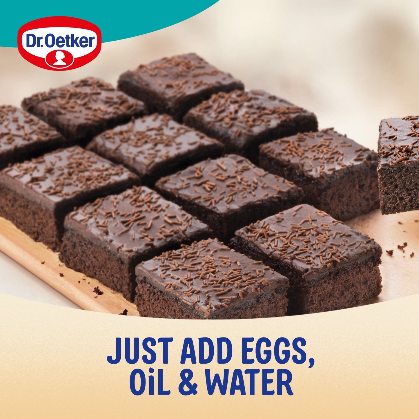 Dr. Oetker Old School Cake Mix - Chocolate 436g — image 2