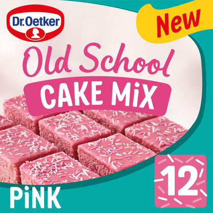 Dr. Oetker Pink Old School Traybake Cake Mix 436g — image 1