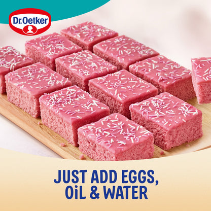 Dr. Oetker Pink Old School Traybake Cake Mix 436g — image 2