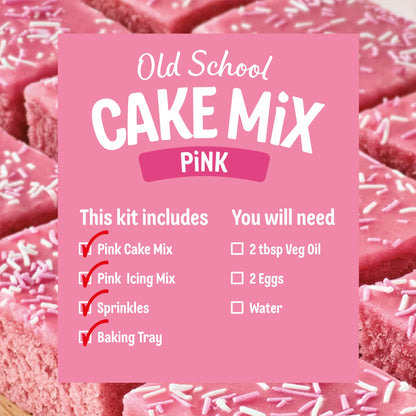 Dr. Oetker Pink Old School Traybake Cake Mix 436g — image 4