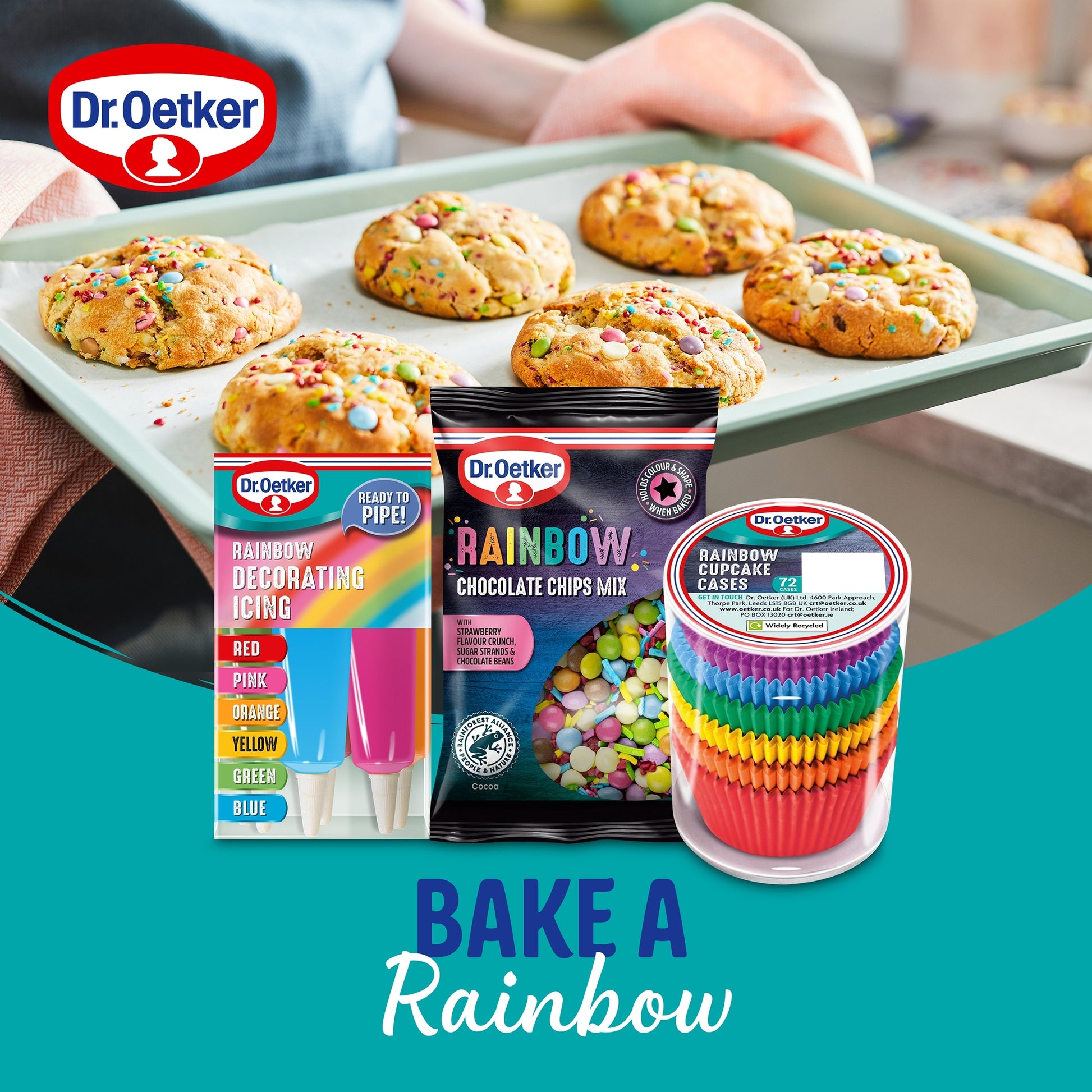 Dr. Oetker Rainbow Chocolate Chips Mix 90G — image 4
