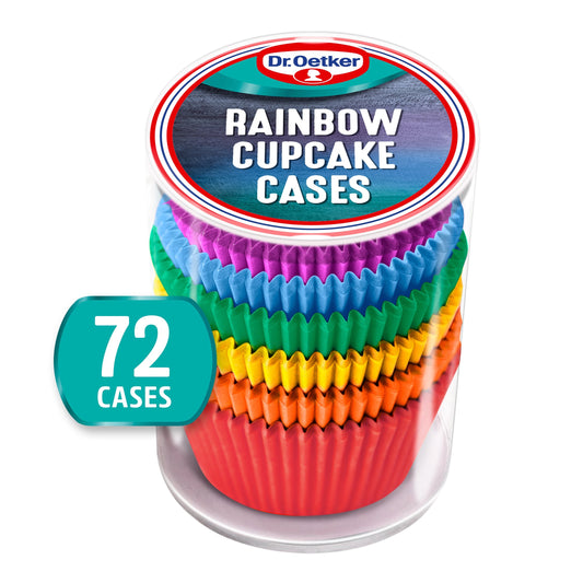 Dr Oetker Rainbow Cupcake Cases 72Pc — image 1