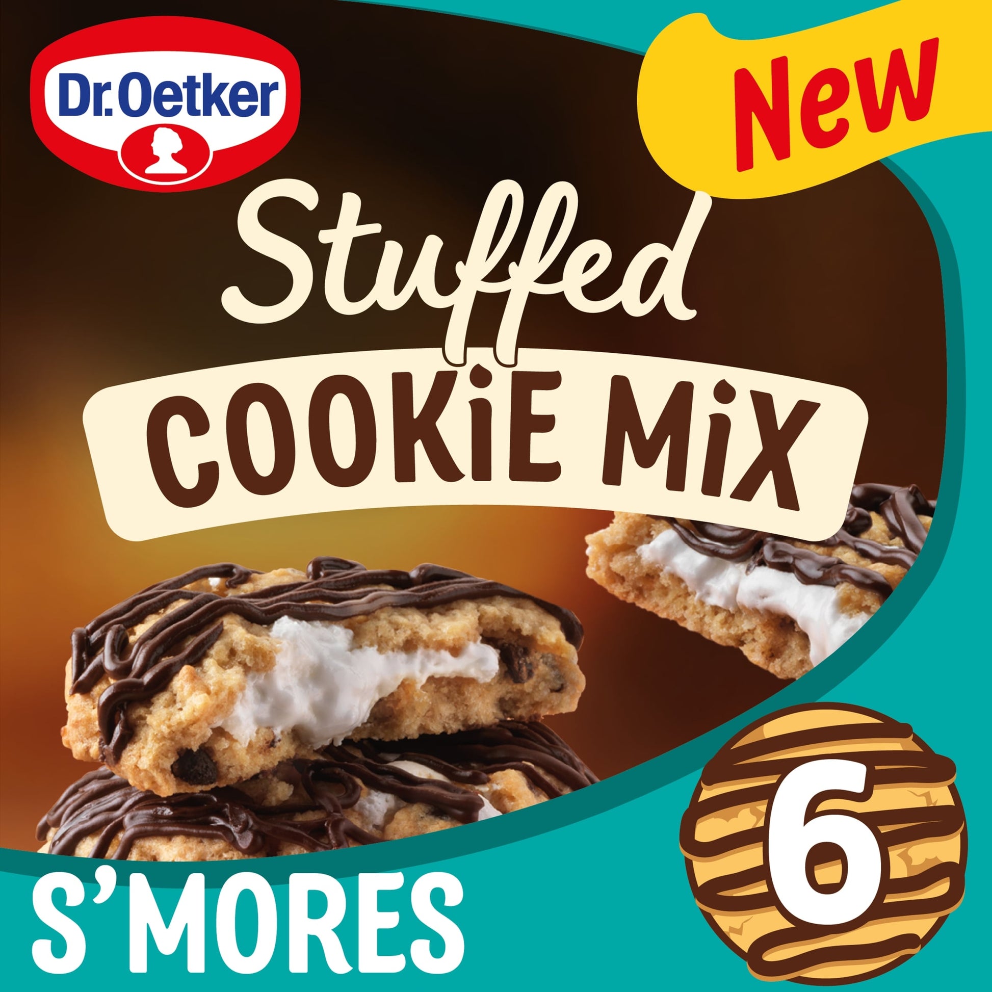 Dr. Oetker Smores Stuffed Cookie Mix 340g — image 1