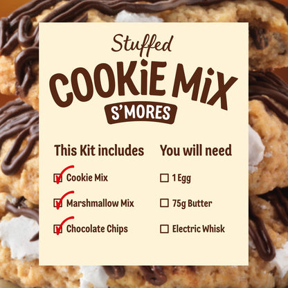 Dr. Oetker Smores Stuffed Cookie Mix 340g — image 3