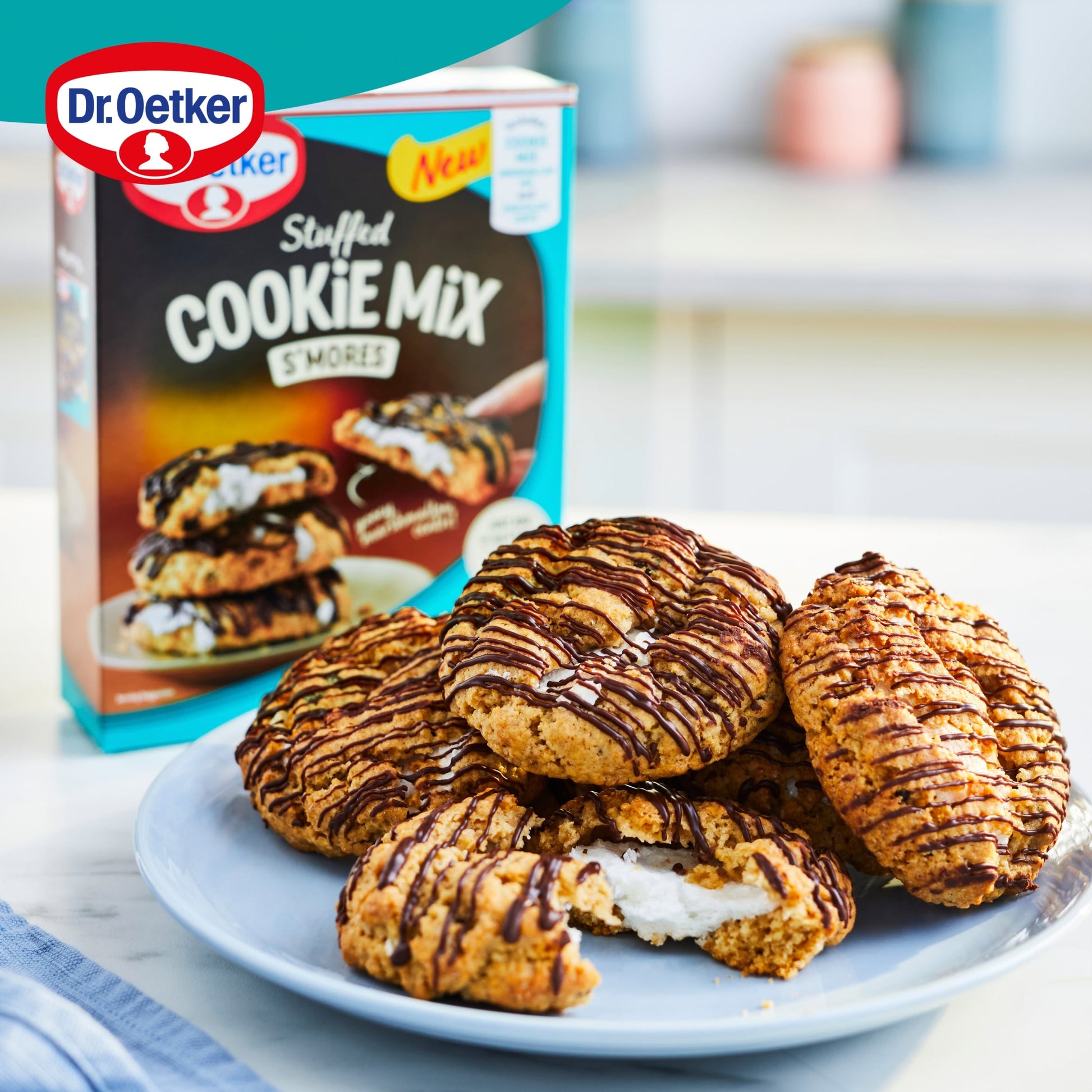 Dr. Oetker Smores Stuffed Cookie Mix 340g — image 4
