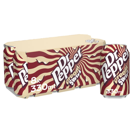 Dr Pepper Cream Swirl 8x330ml — image 1