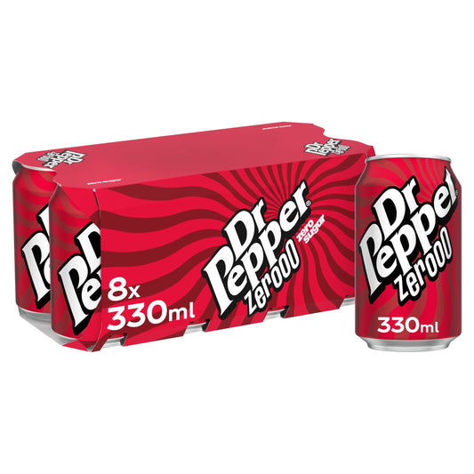 Dr Pepper Zero 8 x 330ml — image 1
