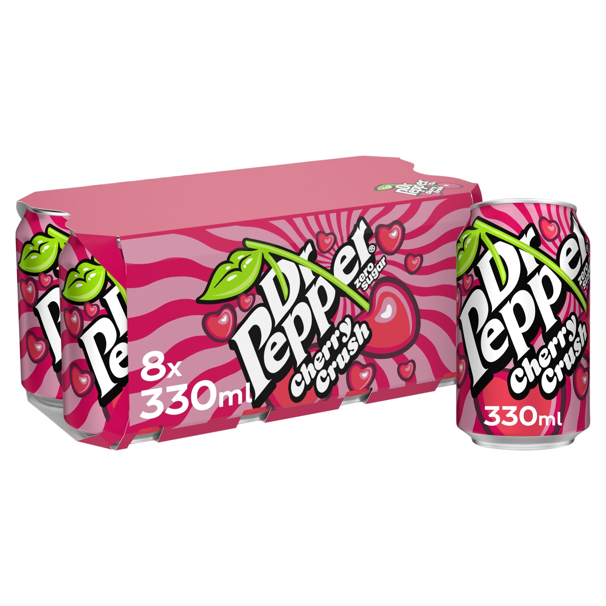 Dr Pepper Zero Sugar Cherry Crush 8x330ml Multipack — image 1