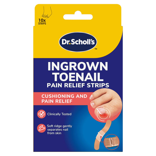 Dr.Scholl's INGROWN TOENAIL PAIN RELIEF STRIPS 10 STRIPS — image 1