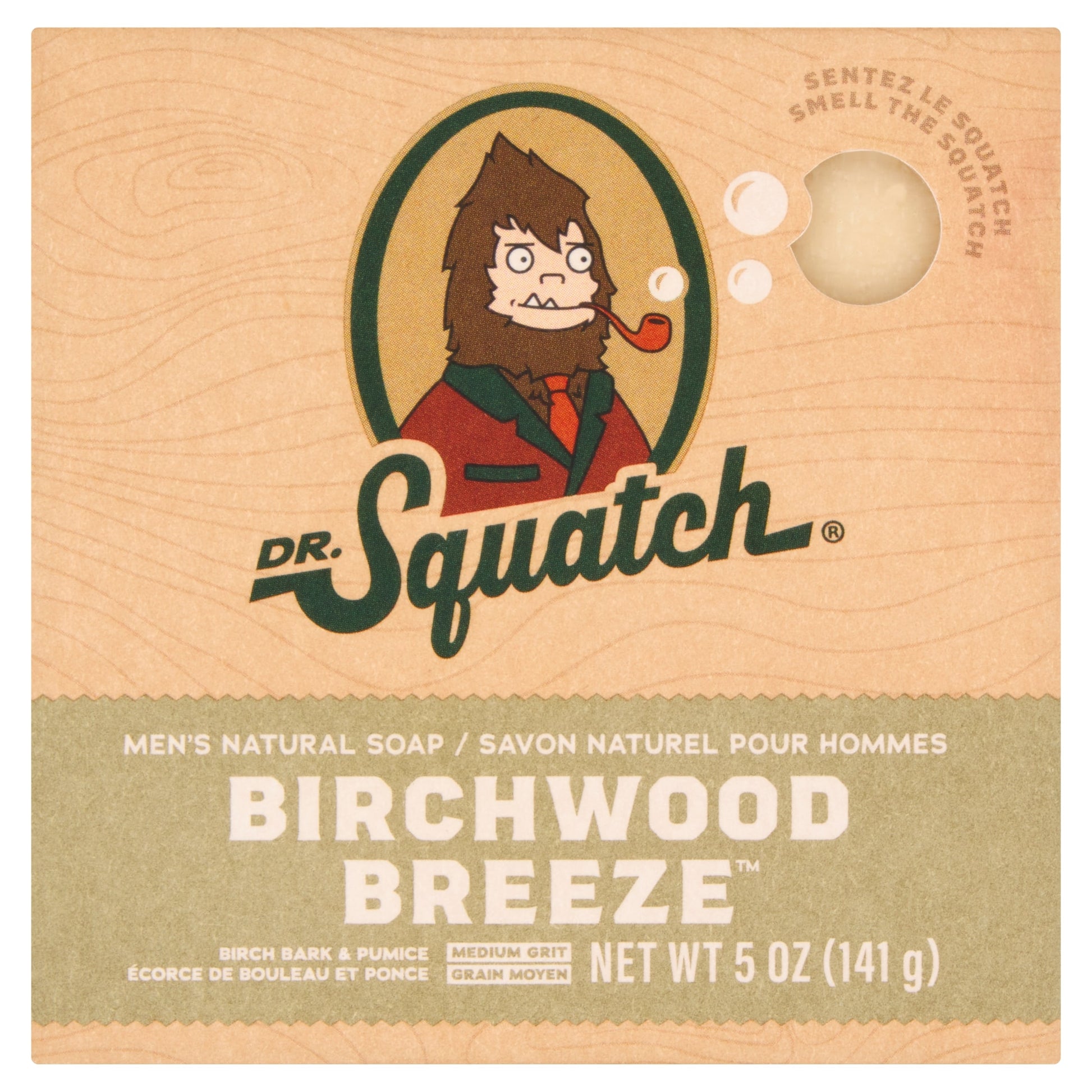 DR. Squatch Natural Soap Bar Birchwood Breeze 141g — image 1