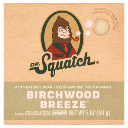 DR. Squatch Natural Soap Bar Birchwood Breeze 141g — image 1