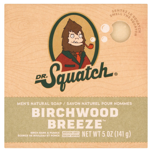 DR. Squatch Natural Soap Bar Birchwood Breeze 141g — image 1