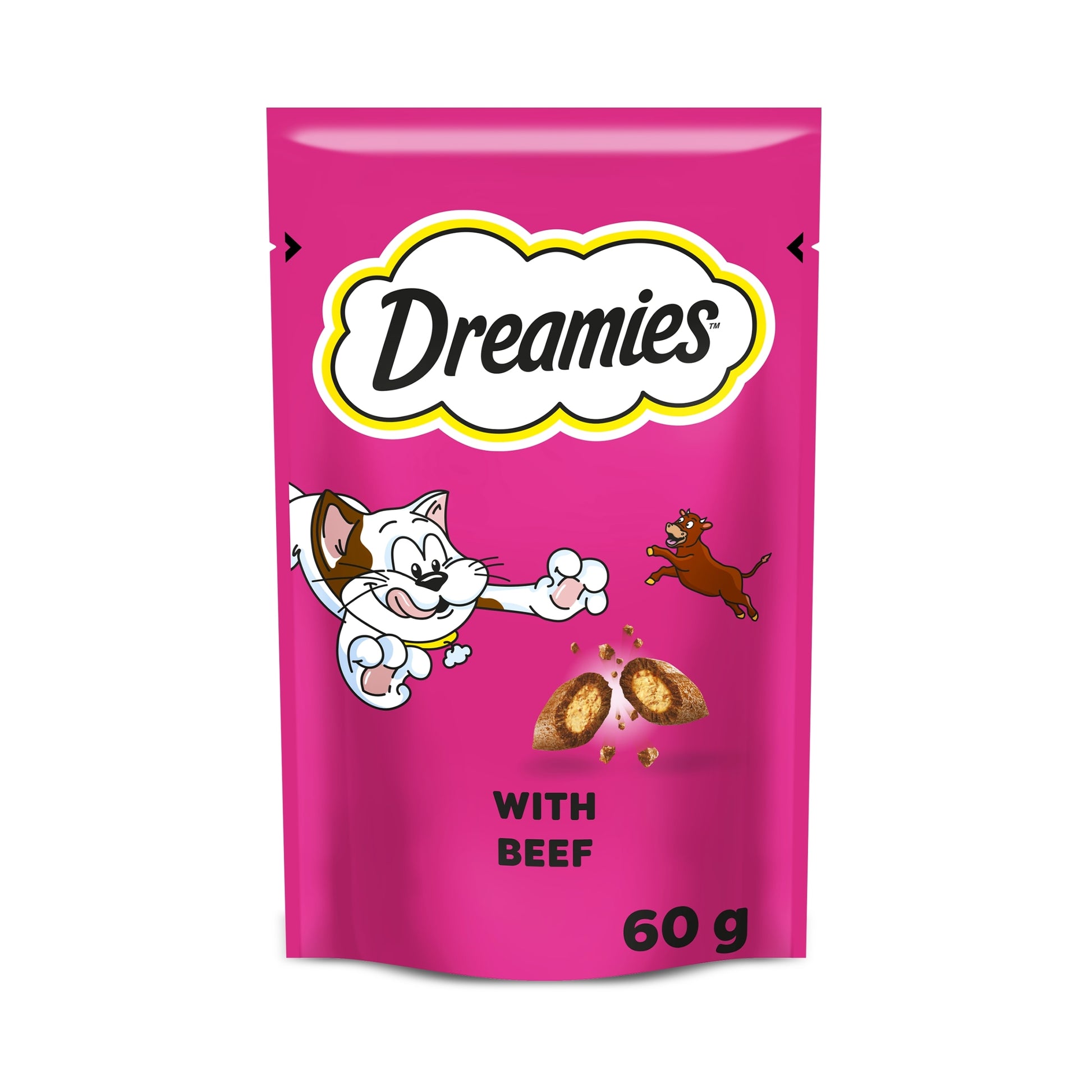Dreamies Cat Treat Biscuits with Beef 60g — image 1