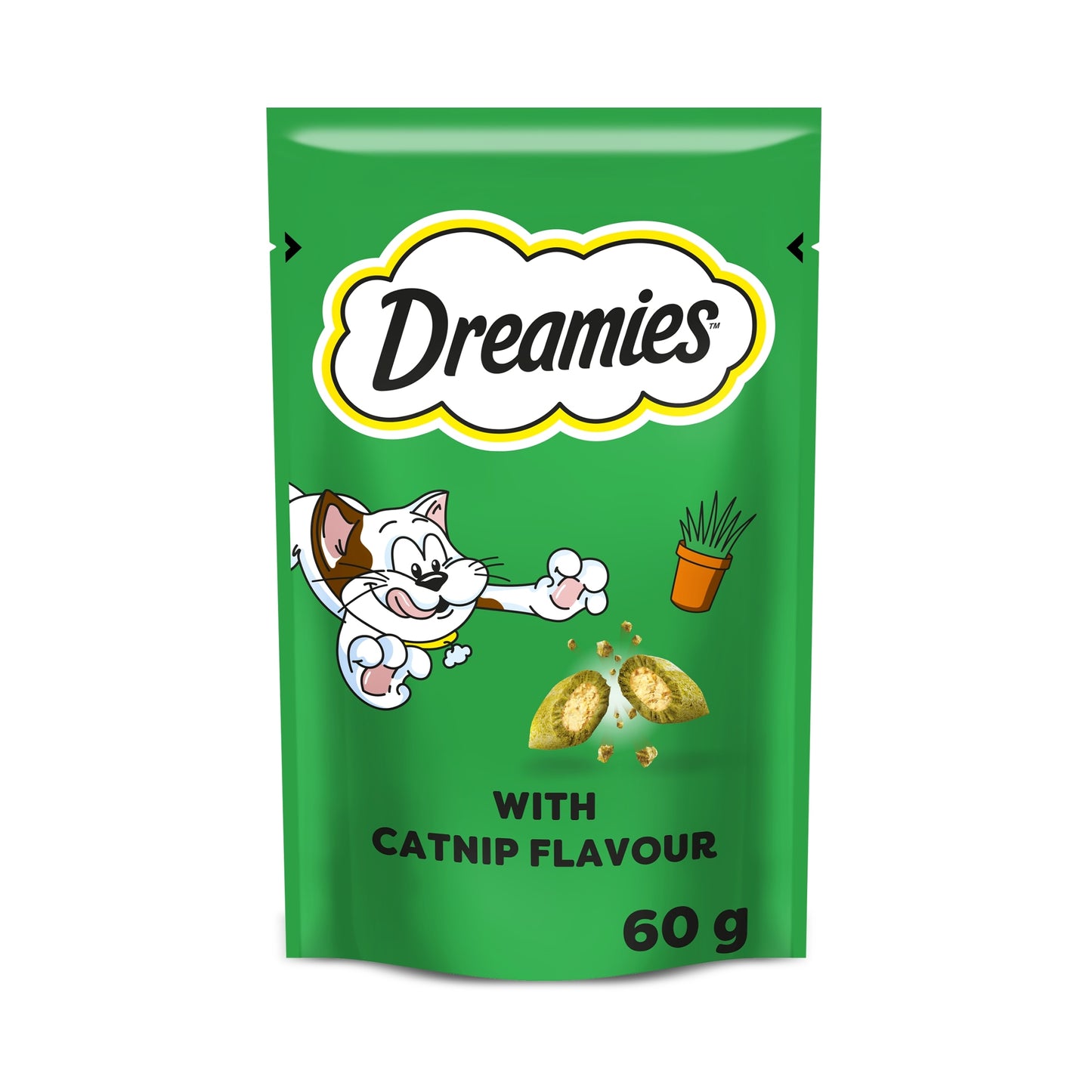 Dreamies Cat Treat Biscuits with Catnip 60g — image 1