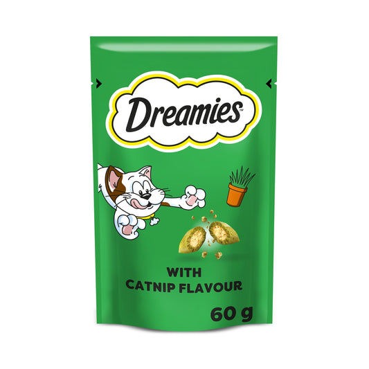Dreamies Cat Treat Biscuits with Catnip 60g — image 1