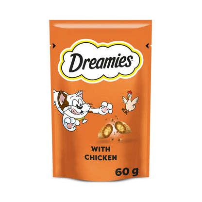 Dreamies Cat Treat Biscuits with Chicken 60g — image 1