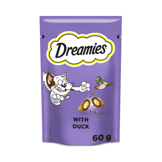 Dreamies Cat Treat Biscuits with Duck 60g — image 1