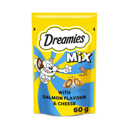 Dreamies Cat Treat Biscuits with Salmon & Cheese 60g — image 1