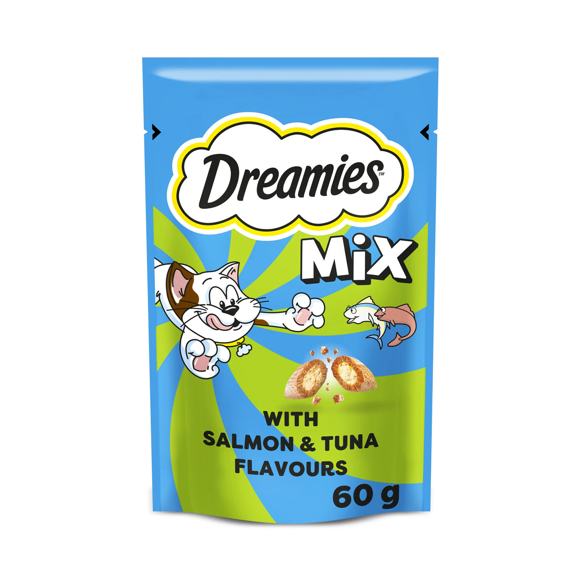 Dreamies Cat Treat Biscuits with Salmon & Tuna 60g — image 1