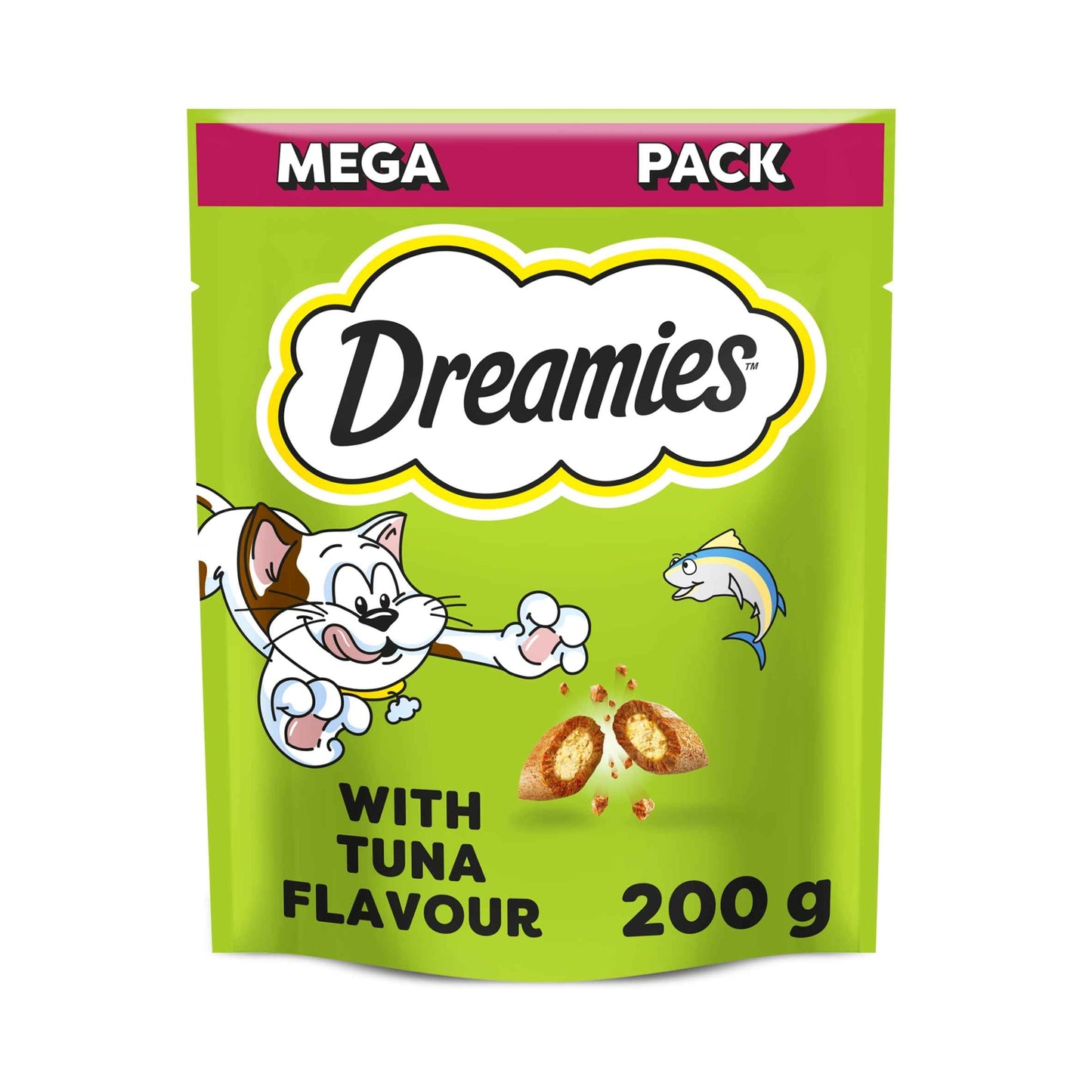 DREAMIES Cat Treat Biscuits With Tuna Mega Pack 200g