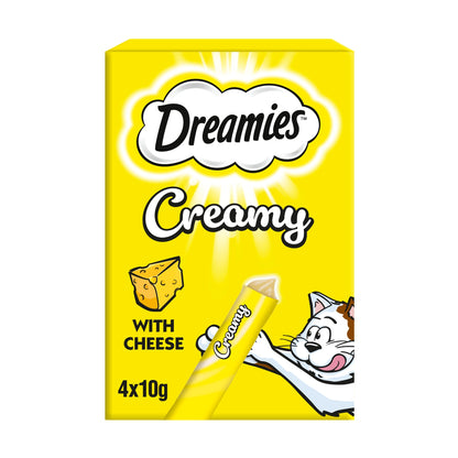 Dreamies Creamy Cat Treats with Cheese 4 x 10g — image 1