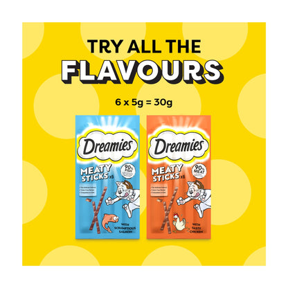 Dreamies Meaty Sticks Adult Cat Treats with Chicken 30g — image 4