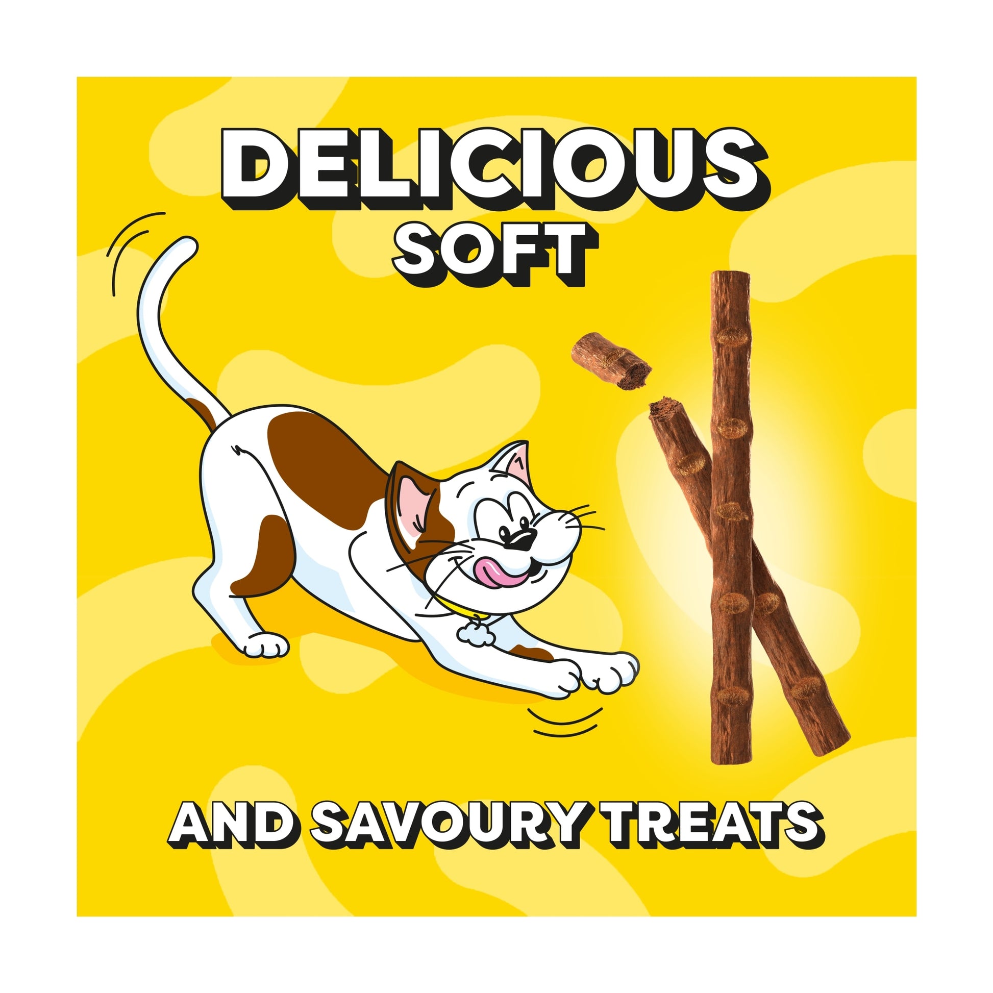 DREAMIES Meaty Sticks Adult Cat Treats with Salmon 6 pack 30g — image 3