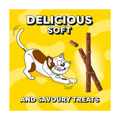 DREAMIES Meaty Sticks Adult Cat Treats with Salmon 6 pack 30g — image 3