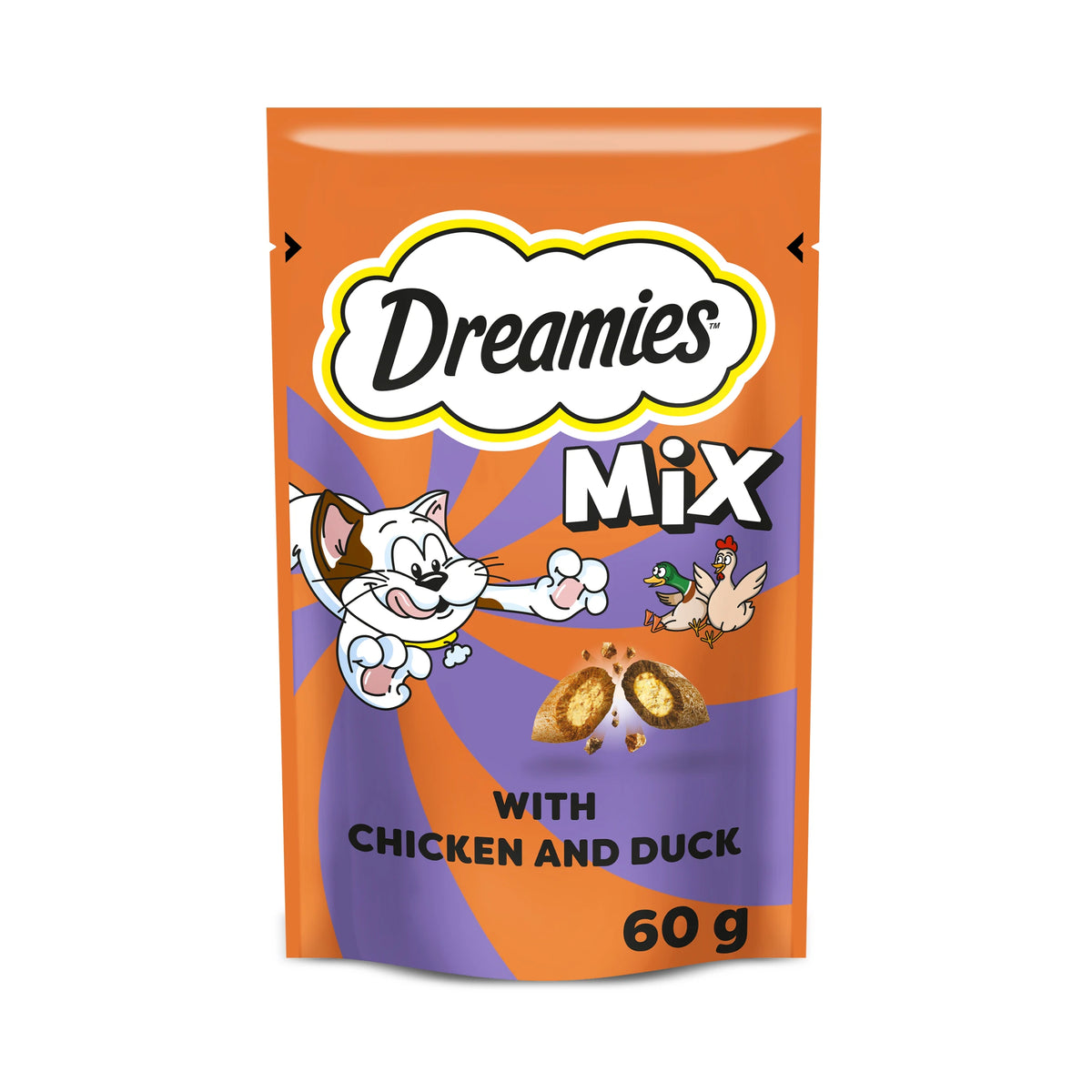 Dreamies Mix Chicken & Duck 60G — image 1