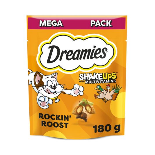Dreamies Shakeups Multivitamins Rockin Rooster Cat & Kitten Treats 180g — image 1