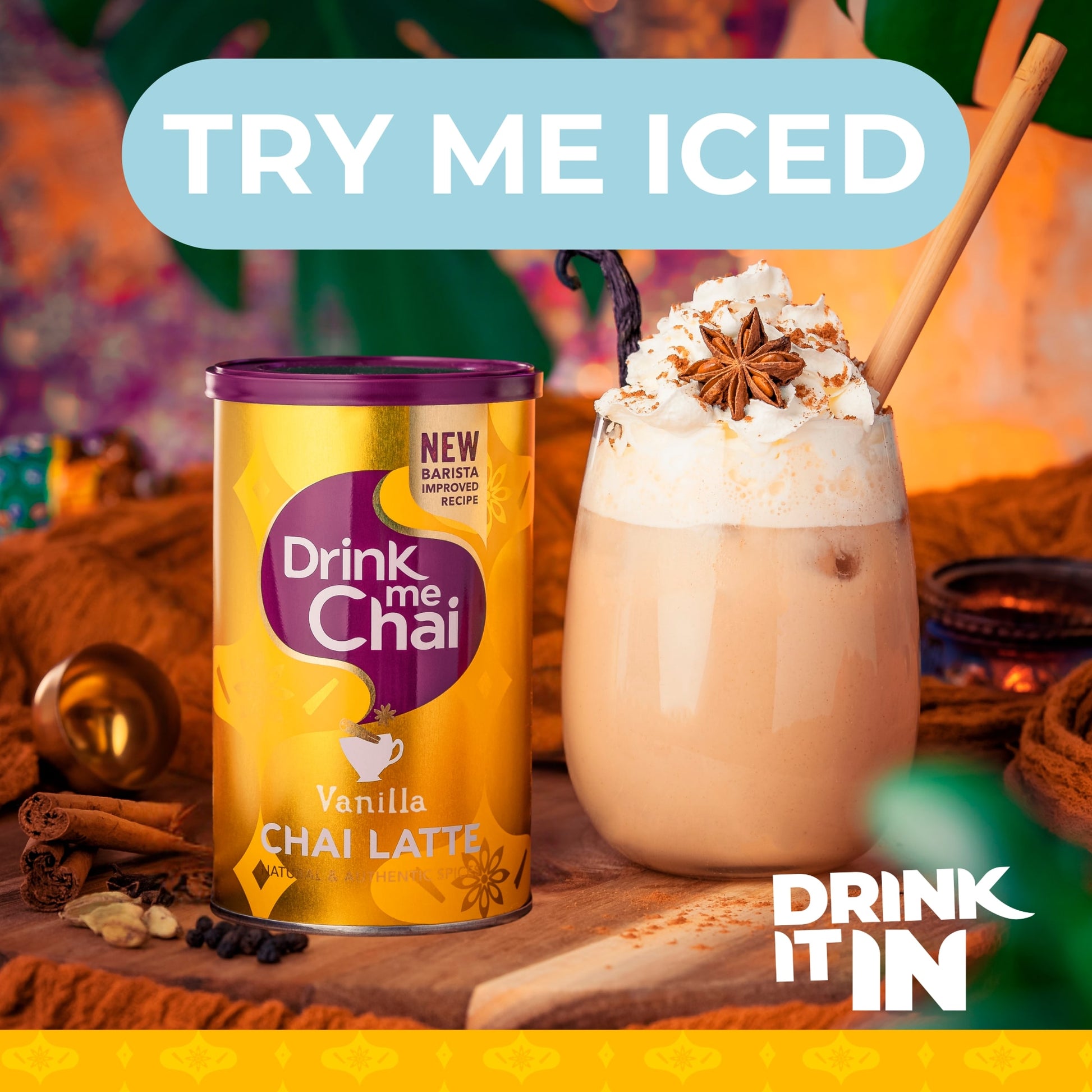 Drink Me Chai Vanilla Chai Latte 250g — image 2