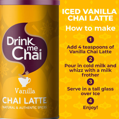 Drink Me Chai Vanilla Chai Latte 250g — image 3
