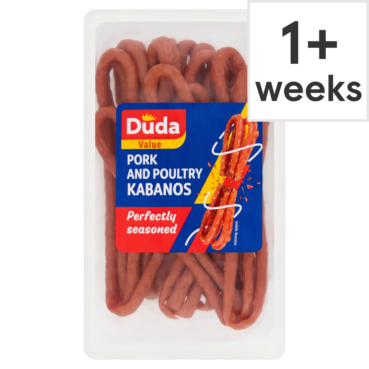Duda Value Pork & Poultry Kabanos 300g — image 1