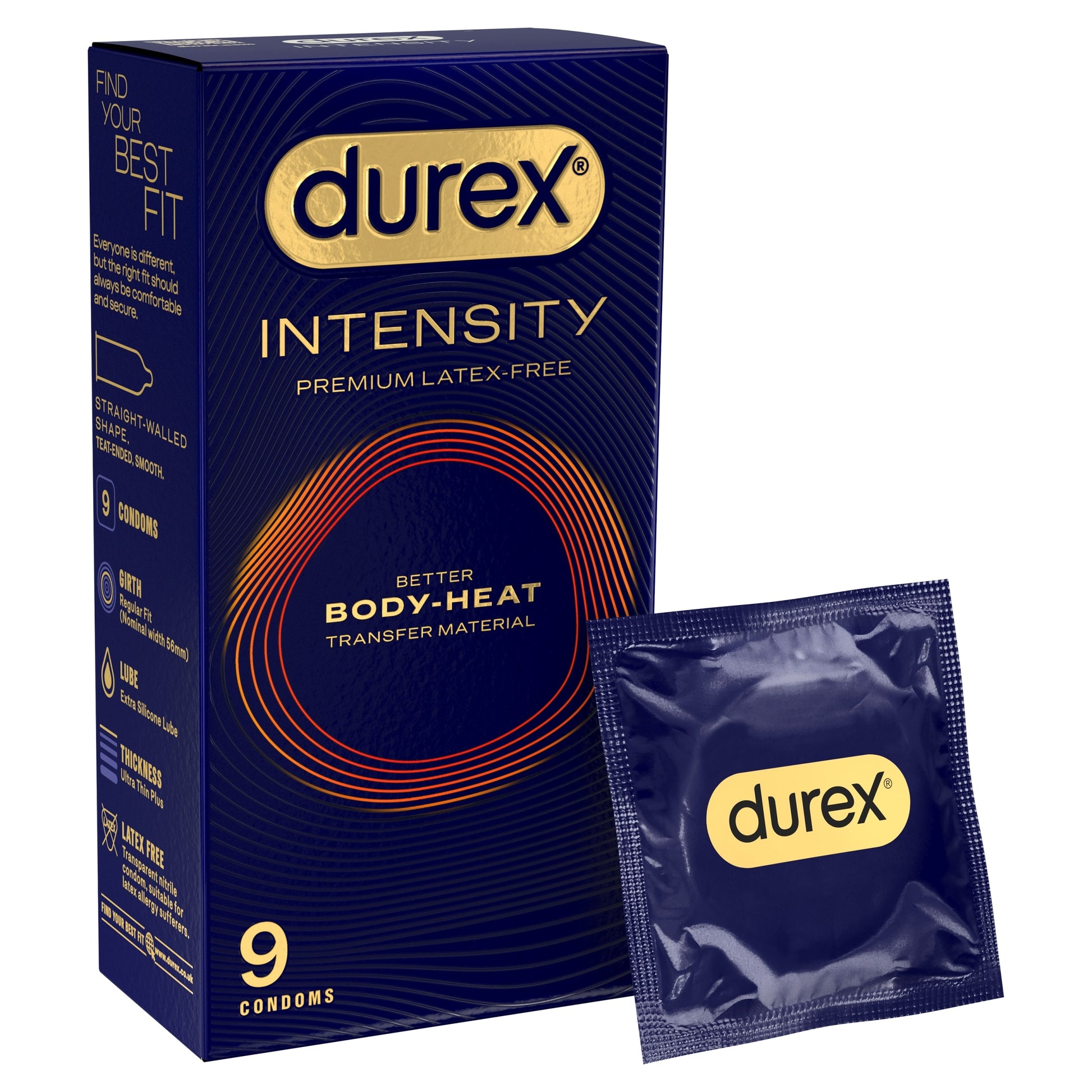 Durex Intensity Premium Latex-Free condoms 9s — image 1