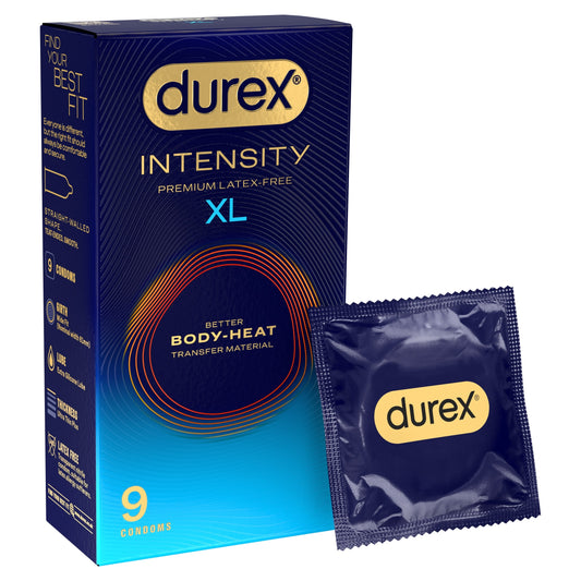 Durex Intensity Premium Latex-Free Condoms XL 9s — image 1