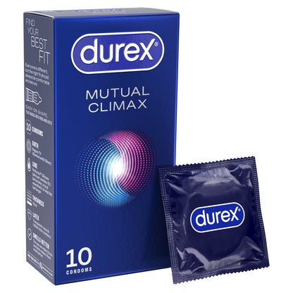 DUREX MUTUAL CLIMAX PLEASURE CONDOMS 10S — image 1