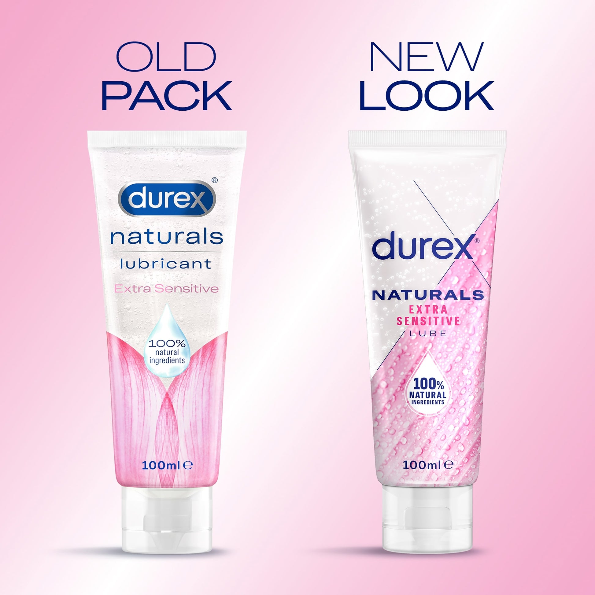 Durex Naturals Water Based Extra Sensitive Lubricant Gel 100ml — image 2