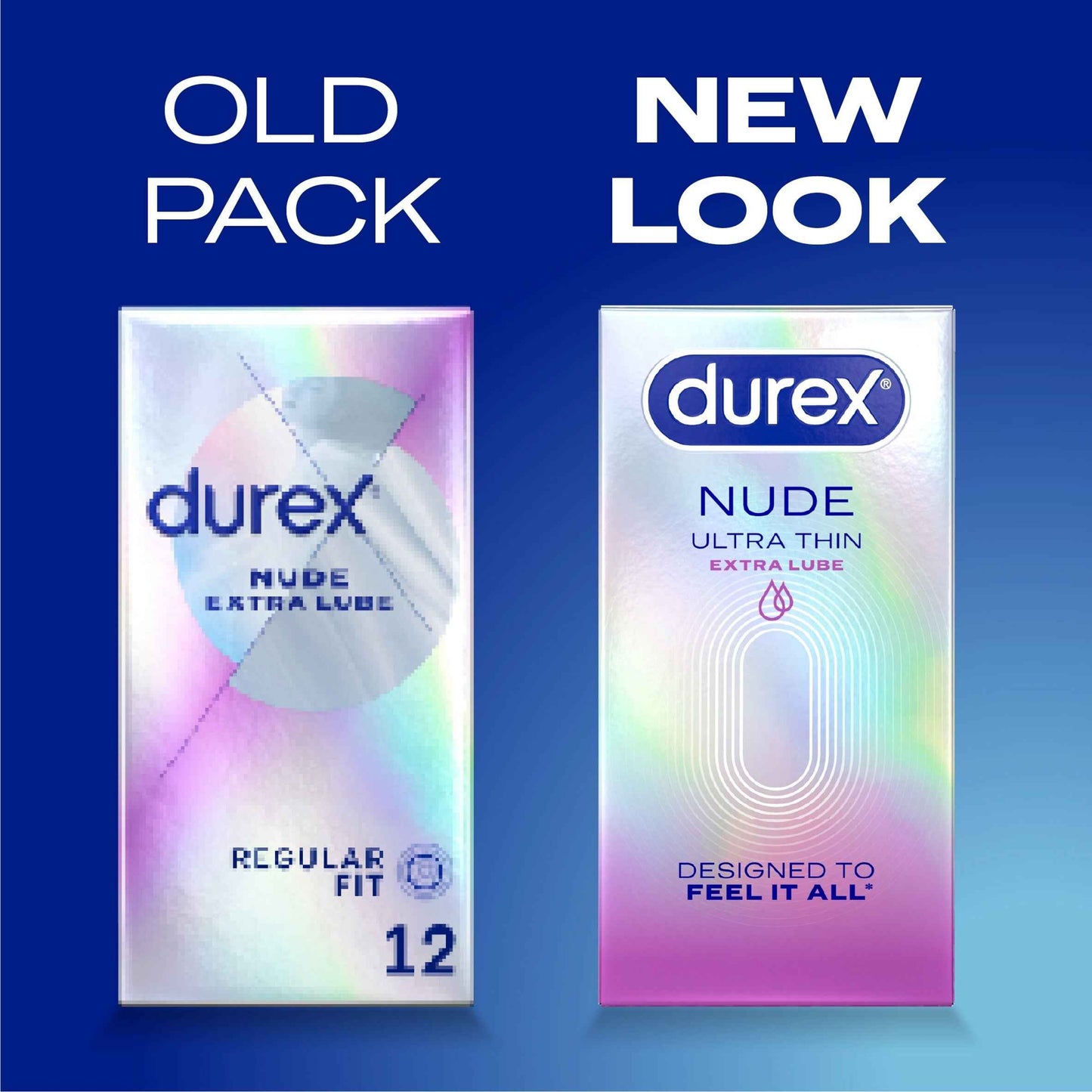 Durex Nude Ultra Thin Extra Lube Condoms 10s