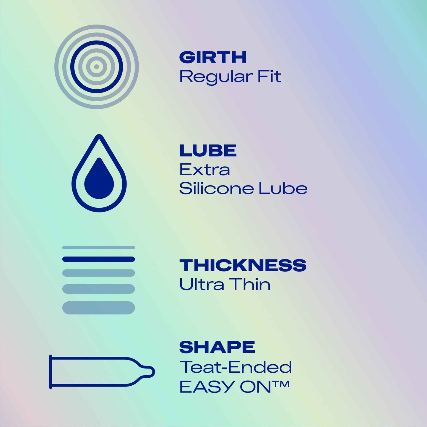 Durex Nude Ultra Thin Extra Lube Condoms 10s