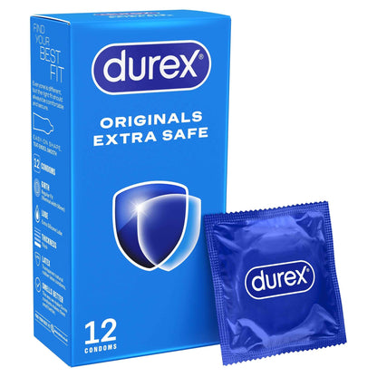 Durex Originals Extra Safe Condoms Regular Fit 12 Pack