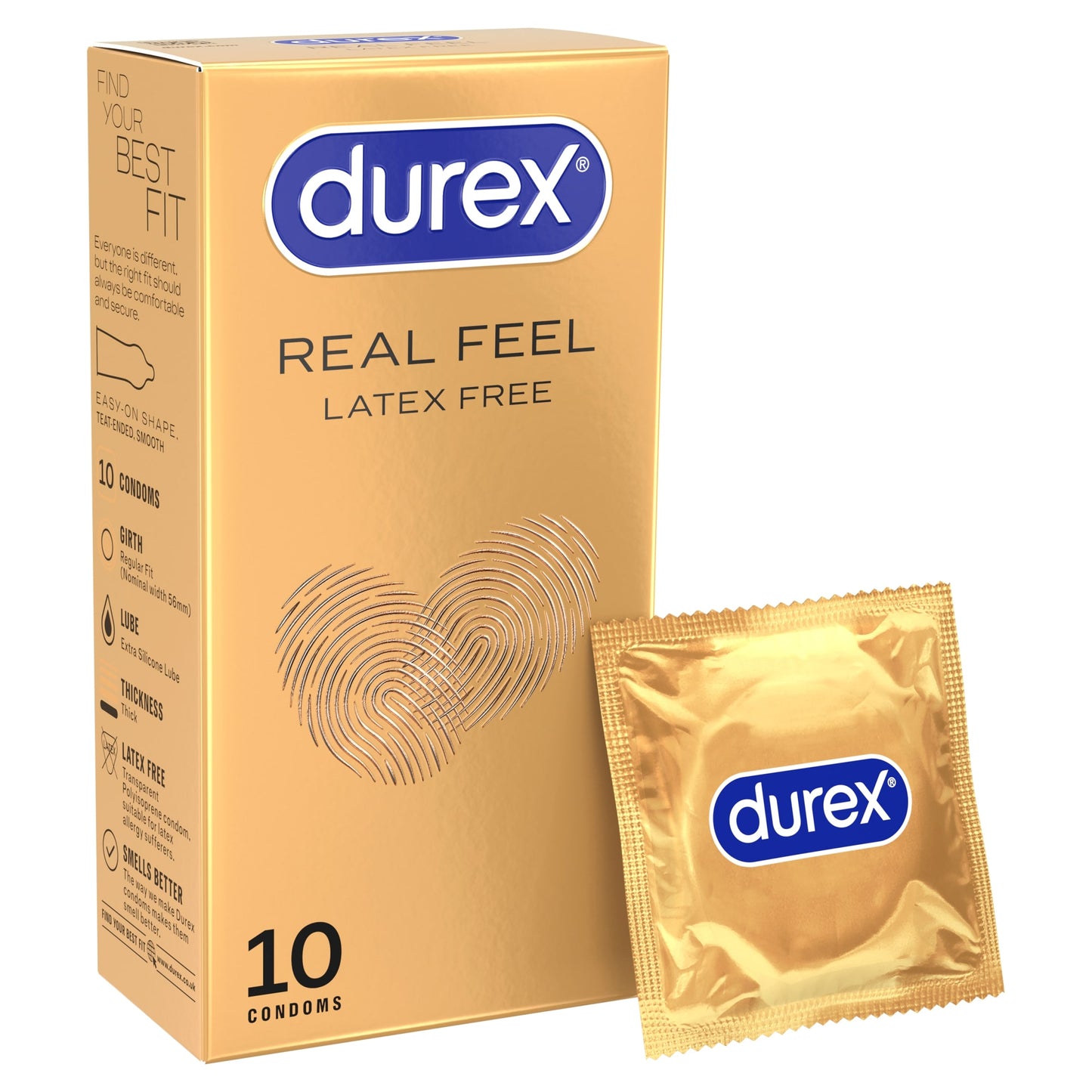 Durex Real Feel Latex Free Condoms 10s — image 1